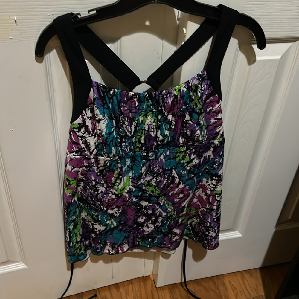 Bwear Women’s Colorful Tank Top with Ties XL